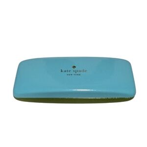 Kate Spade Eyeglass Womens Blue Green Hard Case Only.